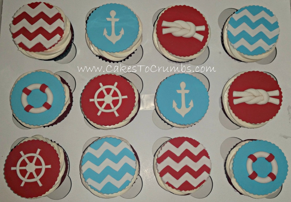 Nautical Cupcakes Edit