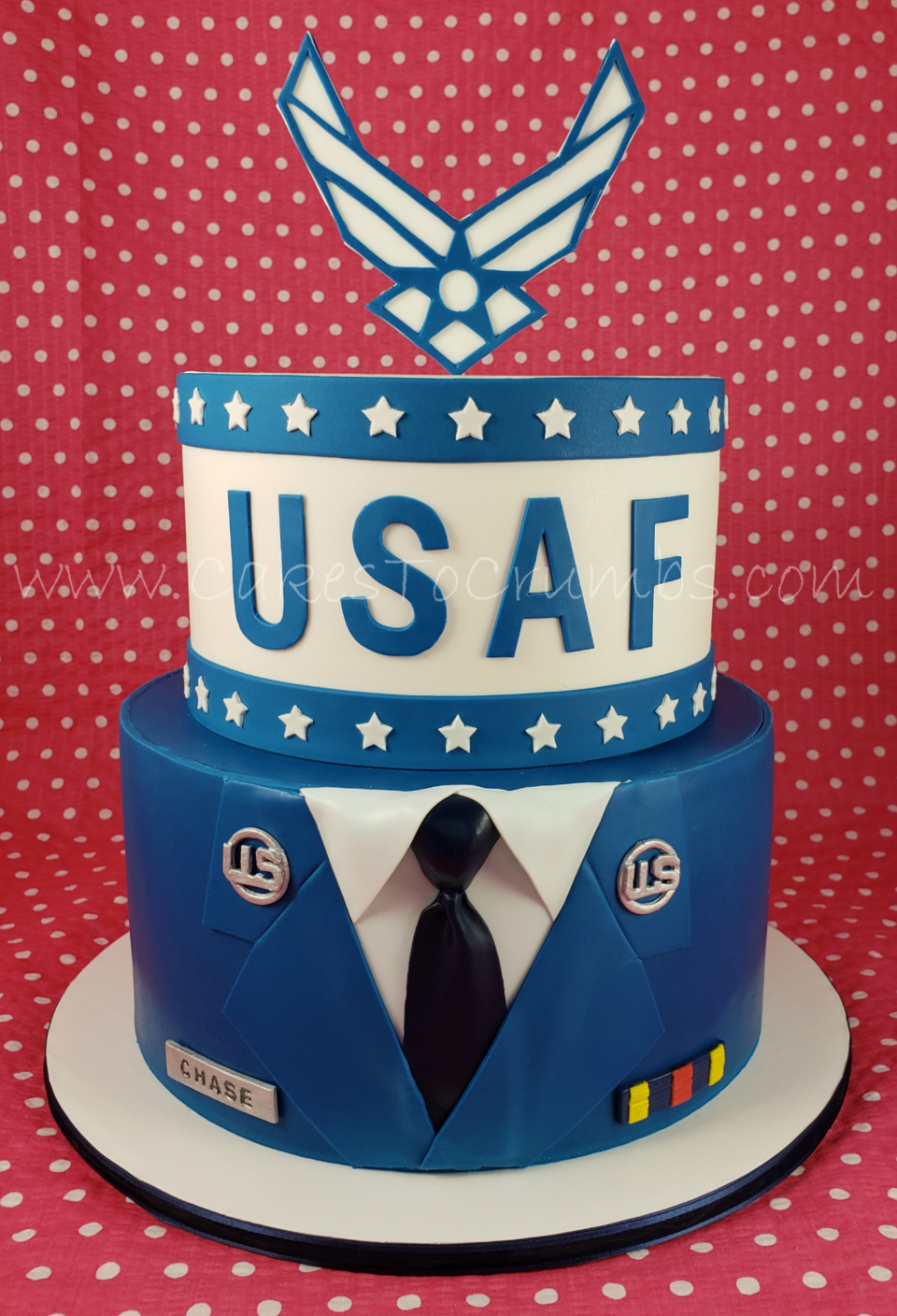 Custom Air Force Emblem Cake Topper. United States Air Force Custom Ca –  HonoringHeroes